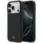 Coque MagSafe Mercedes Mer008872 Leather Mesh with Bow Line pour iPhone 18 Pro Max / 17 Pro Max, noire