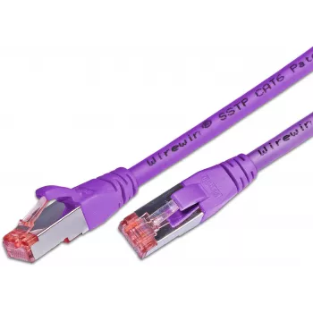 Câble patch RJ45 Wirewin PKW-PIMF-KAT6 2.0 VT, Cat6, S/FTP, LSOH, violet
