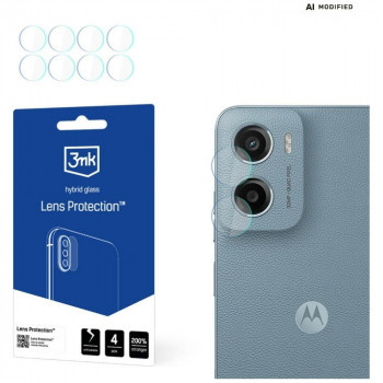 3MK Lens Protection protection pour objectif de caméra pour Motorola Moto E15 (4 pièces)