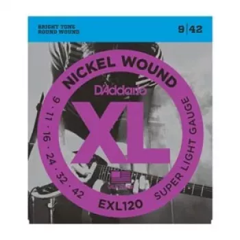 D'Addario EXL120 Super Light electric guitar strings, 9-42