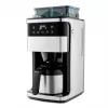 Medion MD 19911 Filter Coffee Machine with Grinder, Thermos Jug, 1000 W, Silver/Black