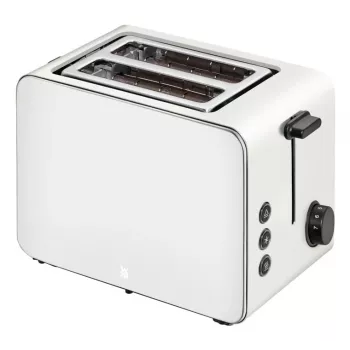 WMF Stelio 414210001 Toaster, 2 slices, stainless steel, Paper Grey, 1050 W