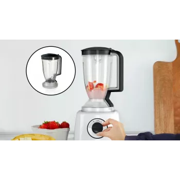 Robot pâtissier Bosch MultiTalent 3 MCM3230W, 800 W, bol de 2,3 L, 2 vitesses, blanc