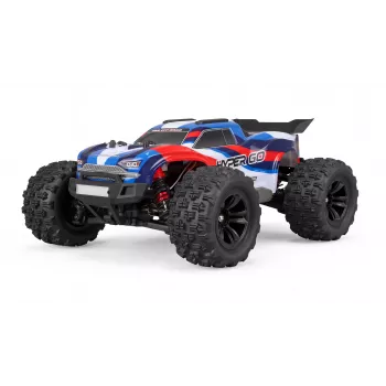 Truggy brushless Amewi Hyper Go Truggy V2 4WD, 1:16, RTR, bleu/rouge