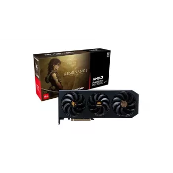 Carte graphique PowerColor Hellhound RX 9070 XT 16G-L/OC/RES, 16 Go
