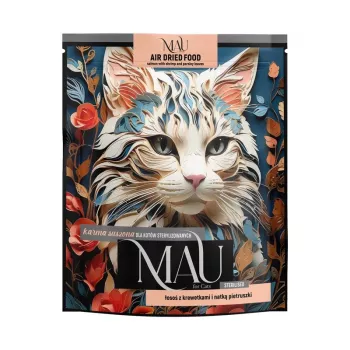 Aliment pour chats Dolina Noteci MAU, saumon avec crevettes et persil, 700 g