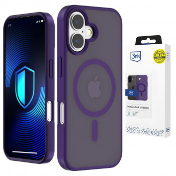 Coque 3MK Smoke MagCase pour Apple iPhone 17, violette