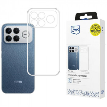 Coque de smartphone 3MK Clear Case pour Xiaomi Poco F8 Ultra, transparente
