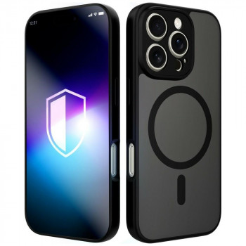 Coque 3MK Misty MagCase pour Apple iPhone 16 Pro, noire