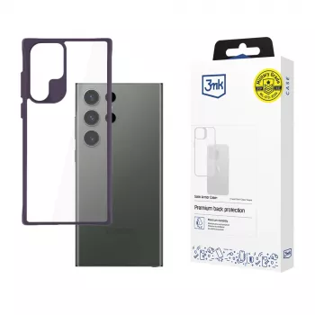 Coque Satin Armor Case+ 3MK W-3SaArCpPu-SaS24U-0 pour Samsung Galaxy S24 Ultra, violette