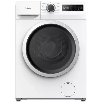 Lave-linge Midea MF110W80/W-PL Slim, 8 kg, blanc/noir