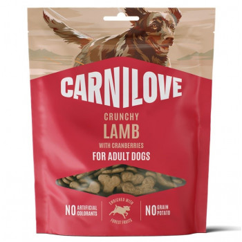 Carnilove Crunchy agneau et canneberges friandise pour chien, 200 g