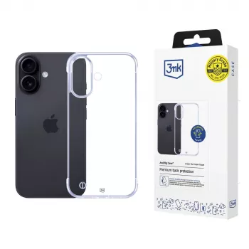 Coque 3mk Just20g Clear Case pour Apple iPhone 16, transparente