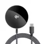 Chargeur sans fil magnétique Acefast E24 Qi2 15 W avec câble USB-C 1,2 m, noir
