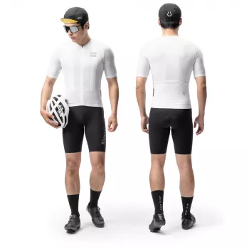 Maillot de cyclisme manches courtes Rockbros YDDX011 Diamond, taille M, blanc