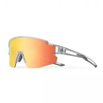 Lunettes de cyclisme enfant Rockbros polarisées avec protection UV, gris