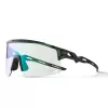 Lunettes de cyclisme photochromiques Rockbros avec protection UV et insert correcteur, noir