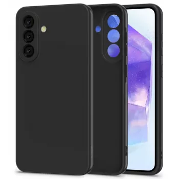 Tech-Protect Icon coque en silicone pour Samsung Galaxy A56 5G, noire