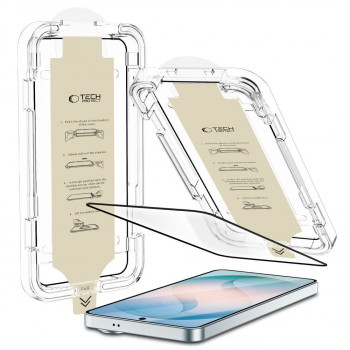Verre antireflet Tech-Protect Quick Set AR+ pour Samsung Galaxy S26, noir