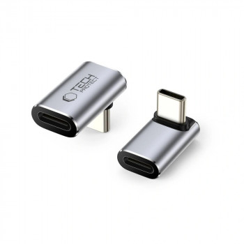 Adaptateur coudé USB-C Tech-Protect UltraBoost AA02, gris