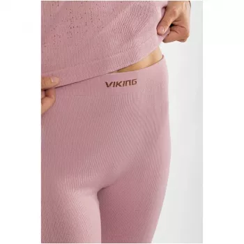 Ensemble sous-vêtements techniques en mérinos Viking Altis Lady Set pour femme, rose, S