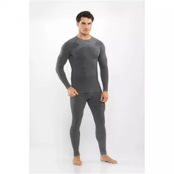 Ensemble sous-vêtements techniques en mérinos Viking Altis Man Set pour homme, noir, XL