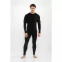 Ensemble sous-vêtements techniques en mérinos Viking Meriboo Man Set pour homme, noir, L