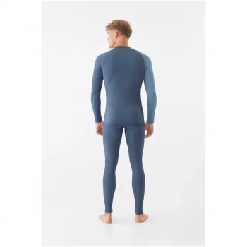 Ensemble sous-vêtements techniques en mérinos Viking Meriboo Man Set pour homme, marine, M