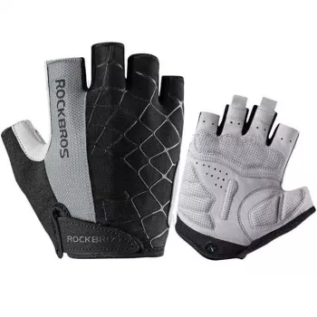 Gants de cyclisme Rockbros S109GR, taille S, gris