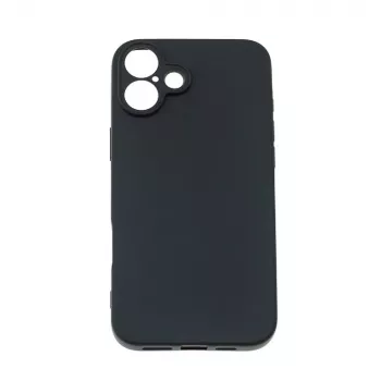 Coque Hurtel Soft Case pour iPhone 16 Plus, noire