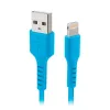 SBS TECABLEUSBIP589A USB-A to Lightning Cable, 1 m, Blue