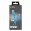 Câble USB-A vers Lightning SBS TECABLEUSBIP589A, 1 m, bleu