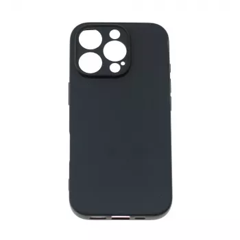 Coque souple Hurtel pour iPhone 16 Pro Max, noire