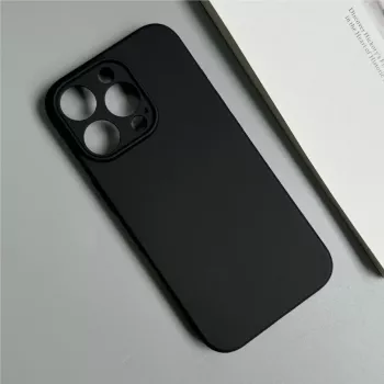 Coque souple Hurtel pour iPhone 16 Pro Max, noire
