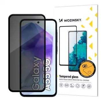Verre trempé Wozinsky Privacy Glass pour Samsung Galaxy S25+ avec filtre anti-espion