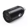 Chargeur de voiture Orico MiniRing MR-30-2C 30 W 2x USB-C, noir