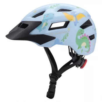 Casque de VTT enfant Wozinsky avec visière amovible, taille XS (48-52 cm), bleu clair