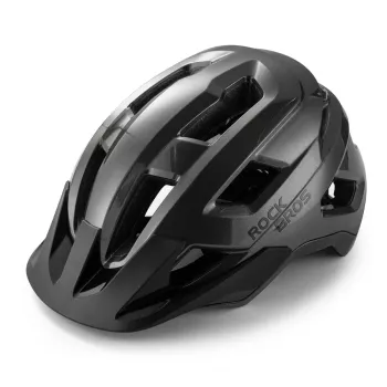 Casque de vélo jeune Rockbros LK-67 avec visière amovible 54–58 cm, gris