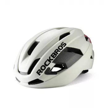 Casque de vélo Rockbros LK-15 Carbon Fiber 58-62cm, gris clair