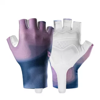Gants de cyclisme femme à doigts courts amortissants Rockbros S389, taille L, violet
