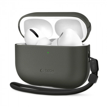Coque Tech-Protect NaturalFit pour Apple AirPods Pro 3, Olive Green