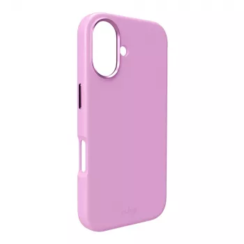 Coque en silicone MagSafe Puro Icon Mag Pro pour iPhone 16 Plus, rose
