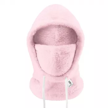 Qunature Arctic Velvet ski balaclava, size M, pink