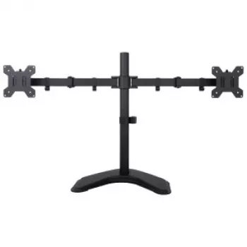 Support de bureau RAMART L-21N ART pour 2 moniteurs LED/LCD 13-27 pouces, noir