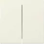 Bouton basculant Gira 329501 2 postes System 55, blanc crème