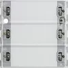 Gira Push-Button Sensor 3 Comfort 513300, 3-Gang, KNX, System 55