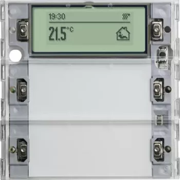 Capteur à touches Gira 3 Plus 514200, 2 gangs, System 55