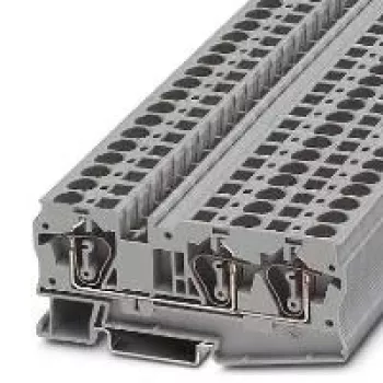Phoenix Contact ST 6-TWIN BU 3036479 borne de passage à 3 conducteurs, bleu (50 pièces)