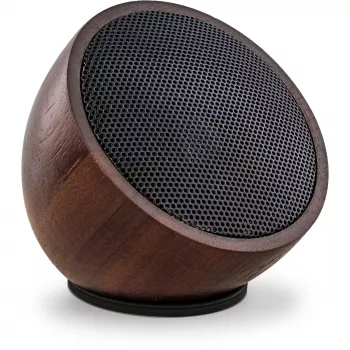 Enceinte Bluetooth portable InLine woodwoom, 3 W, bois de noyer
