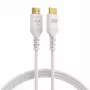 Câble HDMI EFB Elektronik HDMI-20-00015 High Speed avec Ethernet, 4K60Hz, 18 Gbit/s, 5 m, blanc, compatible HDMI 2.0